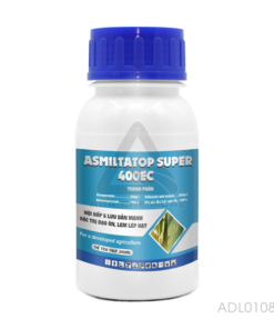 Thuốc trừ bệnh – ASMILTATOP SUPER 400EC – Azoxystrobin 250g/l + Difenoconazole 150g/l – Chai 240 – ADL-0108